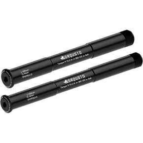 M15 x 1.5mm Thread Pitch Front Thru Axles for RockShox Road Mountain Bicyle Forks, 6061 Aluminium Alloy Boost Through Axle: 15mm x 100mm to 110mm (2)