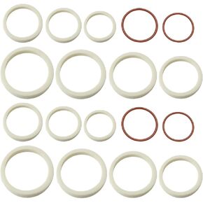 Cycling Suspension Sponge Ring Oil Sealed Foam 2 pcs of Each 30/32/34/35/36/38/40 mm Shock Absorbing+ 2 pcs of Each 30/32 mm Travel O-Rings Stroke Circle for Bike Bicycle Front Fork