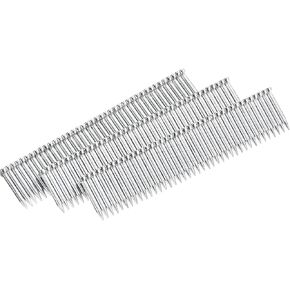 uxcell 1000Pcs 14 Gauge Brad Nails, 5/8" Length Straight Finishing Nails, Galvanized Carbon Steel Nails for Woodworking Construction Silver Blue