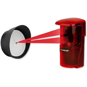 Seco-Larm E-931-S33PRGQ Polarized Reflective Photoelectric IR Beam Sensor, Weatherproof, Anti-condensation Housing, Up to 33ft Sensing Range, Beam Status LED, 12-30V DC/AC 60Hz, Round Reflector