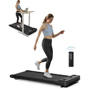 Walking Pad Under Desk Treadmill for Home Office with Remote Control, 2 in 1 for Walking and Jogging, Portable Walking Pad Treadmill Under Desk, Desk Treadmill in LED Display.
