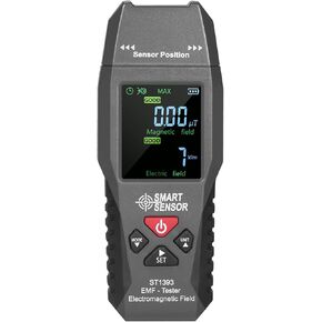 SMART SENSOR ST1393 EMF Meter Electromagnetic Field EMF Detector Handheld Mini Digital LCD Electromagnetic Field Radiation Tester