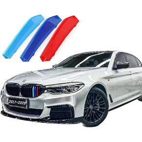 Automotive Grille Inserts for BMW 5 Series G30 G31 2020-2017 520i 530i 540i 9 Grilles,Front Grill Accessories M Color