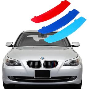 إدراج شبكة السيارات لسيارات BMW 5 Series G30 G31 2020-2017 520i 530i 540i 9 شبكات ، ملحقات الشواية الأمامية M Color