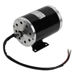 Electric Motor 48 Volt DC 1000 Watt with Base for Scooter Bike Go-Kart Mini Bikes Model Numbers MY1020 ZY1020G Reversible with 11 Teeth Sprocket #25 Chain 6.35 Pitch in Saudi Arabia