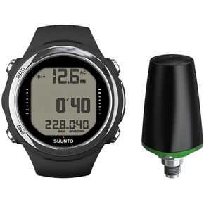 Suunto D4I Novo أسود مع جهاز إرسال ضغط الخزان اللاسلكي LED بدون USB وحزام in Kuwait