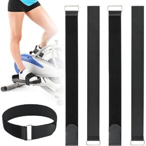 4 Pcs Ellipse Leg Exerciser Machine Pedal Training Belt,Suitable for Under Desk Elliptical Peddler Foot & Elliptical Machine for Seniors Fitness Home Sports Accessories