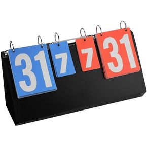 VBESTLIFE Table Tennis, Basketball, Badminton 4 Sports Scoreboard Scoreboard Sports Scoreboard Suitable for Scoring Various Competitions