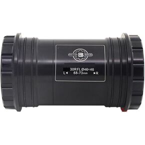 PF30 Threaded-together Bottom Bracket, Steel Bearing Press-fit BB Bottom Bracket Compatible with 24mm Shimano or 22/24mm SRAM GXP Crank Spindle