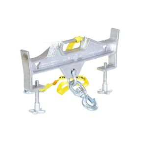 Vestil D-FORK-4-SL Steel Double Swivel Hoist Optioning Hook 2 In x 23-3/16 In x 14-1/2 In 4000 Lb. Capacity Silver
