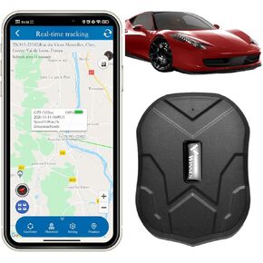 GPS Tracker for Vehicles, 4G Real Time Car GPS Tracker Anti Theft Tracking Device Long Time Standby GPS Locator with Geofence for Vehicle Car Truck Motorcycle TK905