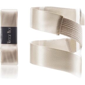 شريط من الساتان من Wear Moi مع حشوة مطاطية لأحذية الباليه المدببة، عبوتان، 4 قطع، وردي فاتح (DIV61P2SAL) in Kuwait