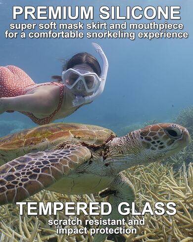 Adult X-Plore 2-Window Mask & Snorkel Combo in Kuwait