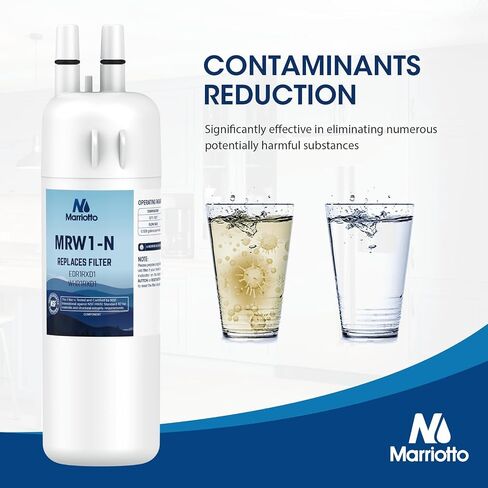 MARRIOTTO Refrigerator Water Filter Compatible with Whirlpool W10295370A, EDR1RXD1, WHR1RXD1, KAD1RXD1, Filter 1, W10295370, P4RFWB, P8RFWB2L, 46-9930, 46-9081 Refrigerator Water Filter | Pack of 1 in Saudi Arabia