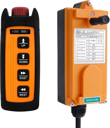 رافعة صغيرة لاسلكية للتحكم عن بعد 4 زر 110 فولت ونش صناعي رفع مقطورة تفريغ راديو شاحنة رافعة تحكم الارسال والاستقبال in Kuwait