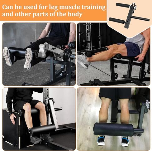 Power Rack Mounted Leg Extension and Curl Machine, Seated Leg Strength Extension and Curl Equipment, Adjustable Leg Extension and Curl Machine Squat Rack Attachment in Saudi Arabia
