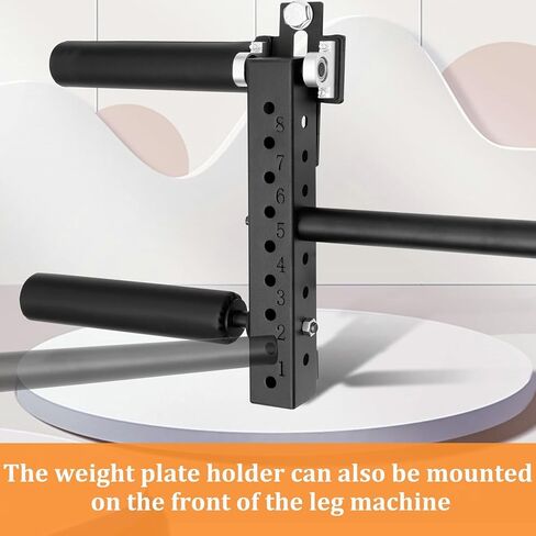 Power Rack Mounted Leg Extension and Curl Machine, Seated Leg Strength Extension and Curl Equipment, Adjustable Leg Extension and Curl Machine Squat Rack Attachment in Saudi Arabia