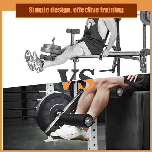 آلة تمديد وتجعيد الساق المثبتة على حامل الطاقة، معدات تمديد وتجعيد قوة الساق أثناء الجلوس، ملحق رف القرفصاء وجهاز تجعيد الساق قابل للتعديل in Kuwait