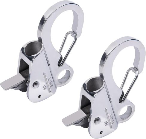Boat Anchor Hook Sliding Hook: Knotless Anchor System Easy to Use with Quick Release(Rope Not Included) Stainless Steel Boat Anchor Hook Clips for 3/8'' - 5/8'' Rope Holds 8000 lbs in Saudi Arabia
