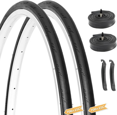 Hycline Road Bike Replacement Tire: 700x25C/700x28C/700Cx35C Folding Puncture-Resistant Bicycle Tires for City Commuter Road in Kuwait