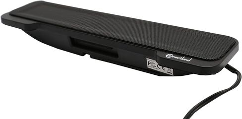 Desktop Compact USB Powered Wired Multimedia Mini Stereo Sound Bar 3.5mm Audio Jack Blue LED 2.5 Watts Speaker in Saudi Arabia