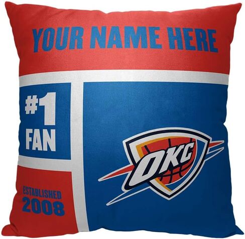 Northwest NBA Personalized Pillow, 18" x 18", Boston Celtics-Colorblock in Saudi Arabia