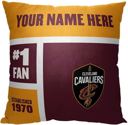 Northwest NBA Personalized Pillow, 18" x 18", Boston Celtics-Colorblock in Saudi Arabia