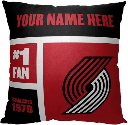Northwest NBA Personalized Pillow, 18" x 18", Boston Celtics-Colorblock in Saudi Arabia