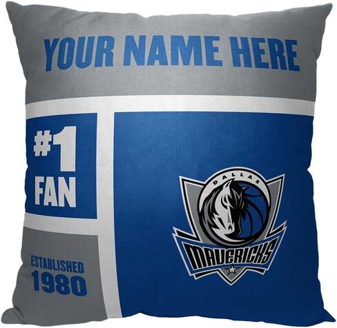 Northwest NBA Personalized Pillow, 18" x 18", Boston Celtics-Colorblock in Saudi Arabia