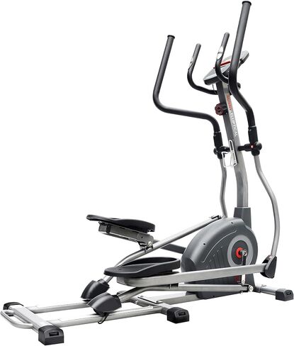 Sunny Health & Fitness Magnetic Elliptical Trainer Machine w/Built-in Pulse Sensor, Low Impact Cardio Exerciser & Full-Body Cross Training for Home, Optional Bluetooth Link to Exclusive SunnyFit App in Saudi Arabia
