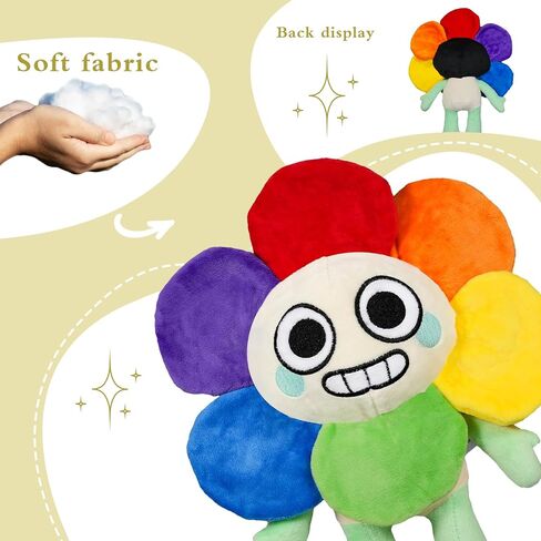 Dandy's World Plush Toys, 9.8" Adorable Sunflower Plush Pillow Home Decors Birthday Valentines Gift for Fans and Kids in Saudi Arabia