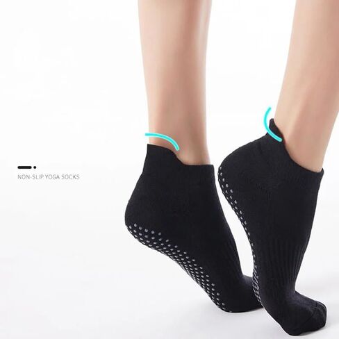 Melankoli Girls Socks 6-8 Years Old Grip Socks Pilates Yoga Dance Barre Ballet Non Slip Crew in Saudi Arabia