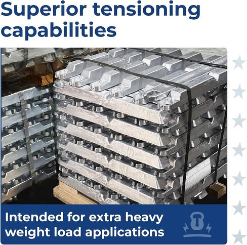 IDL Packaging IDL-1425 شداد ربط عجلة التغذية لحزام فولاذي مقاس 3/8 بوصة إلى 3/4 بوصة، مصنوع في الولايات المتحدة الأمريكية - أداة ربط شديدة التحمل بقوة شد عالية وعمر خدمة طويل in Saudi Arabia