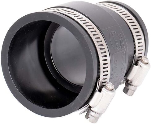 Eastman 2 x 1-1/2 Inch Flexible Coupling with Stainless Steel Clamps, 86002 in Saudi Arabia