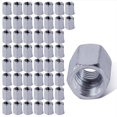 DSP-A34 Rod Coupling Nuts 1/2-Inch Diameter by 1-1/2-Inch Length, Zinc Plated, 50 Pack in Saudi Arabia