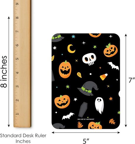 Big Dot of Happiness Jack-O'-Lantern Halloween - بطاقات وعلامات بينجو - لعبة بينجو لحفلات الهالوين للأطفال - مجموعة من 18 قطعة in Saudi Arabia