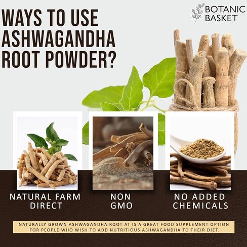 Ashwagandha Root Powder 5 Pound, No Filler, No Additives, Highly Purified | Active Withanolides, No GMO, Gluten Free in Saudi Arabia