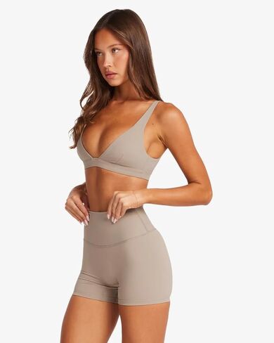 Vita Freedom Contour Crop | Deep V-Neck Sports Bras for Women - U Back Padded Bra Sexy Wireless Yoga Bra in Kuwait