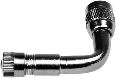 BESPORTBLE Pack of 2 Bike Universal Schrader Valve Stem Extension Adapter 90 Degree Angled Car Motorcycle Scooter Schrader Silver in Saudi Arabia