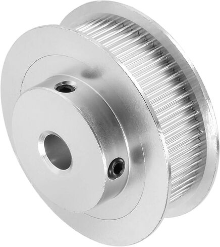 Timing Pulley Aluminium Synchronous Wheels [for 3D Printer 6mm Width Belts, CNC Machines] - 60 Teeth 20mm Bore/Silver Tone/1 Pcs in Saudi Arabia