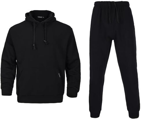 Men's Tracksuit 2 Piece Sweatsuit Long Sleeve Pullover Athletic Hoodies Casual Sport Jogging Suits With Pockets in Saudi Arabia