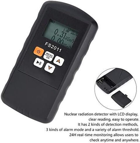 FS2011 Nuclear Radiation Detector Geiger Counter Portable Handheld β γ χ Ray Gamma Radiation Survey Meter Radioactive Tester Radiation Dosimeter Monitor 50KVE-1.5MEV in Saudi Arabia