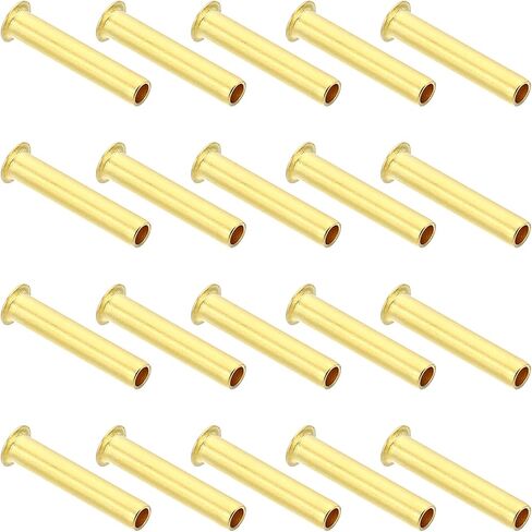 PATIKIL Brass Compression Insert, 40 Pack 3mm OD x 2mm ID Tube Insert Tube Support Compression Fitting Assortment Kit for Water Oil Air Pipe in Saudi Arabia