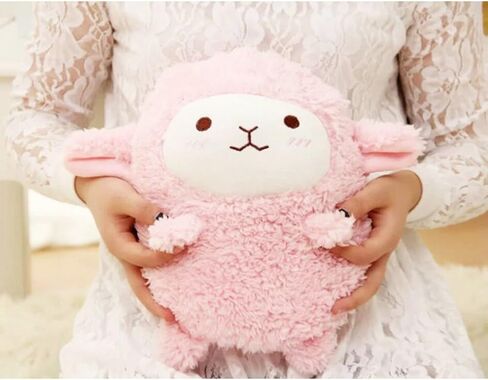 Winter Warm Safe Convenient Cute Mini Hot Water Bottle with Cover Hand Warmer for Kids/Adult(Pink) in Saudi Arabia