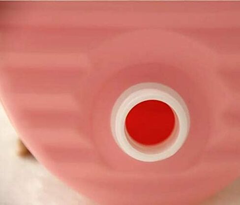 Winter Warm Safe Convenient Cute Mini Hot Water Bottle with Cover Hand Warmer for Kids/Adult(Pink) in Saudi Arabia
