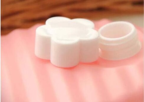 Winter Warm Safe Convenient Cute Mini Hot Water Bottle with Cover Hand Warmer for Kids/Adult(Pink) in Saudi Arabia