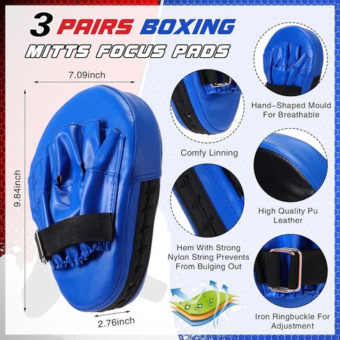 مجموعة معدات ملاكمة للأطفال مكونة من 12 قطعة، 3 أزواج من قفازات الملاكمة للأطفال، 3 قطع من أغطية رأس الملاكمة، 3 أزواج من قفازات الملاكمة و3 قطع من أربطة اليد للملاكمة للأطفال المبتدئين والأطفال من سن 6 إلى 18 عامًا in Kuwait