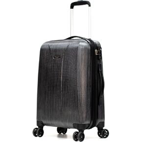 Olympia U.S.A. Aerolite Expandable Lightweight Hardside Double 4 Wheel Spinner Luggage Suitcase with TSA Lock 21-inch Carry On