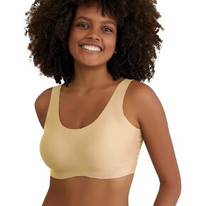 Niidor Women's Seamless Bra Invisible Wireless Bras Soft Comfy Daily Bra Wirefree T-Shirt Bra with Removable Pads in Kuwait