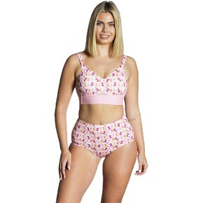 Rhonda Shear Women's Mesh Back Molded Cup Bra